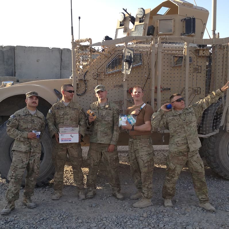 Active-duty troops deployed worldwide