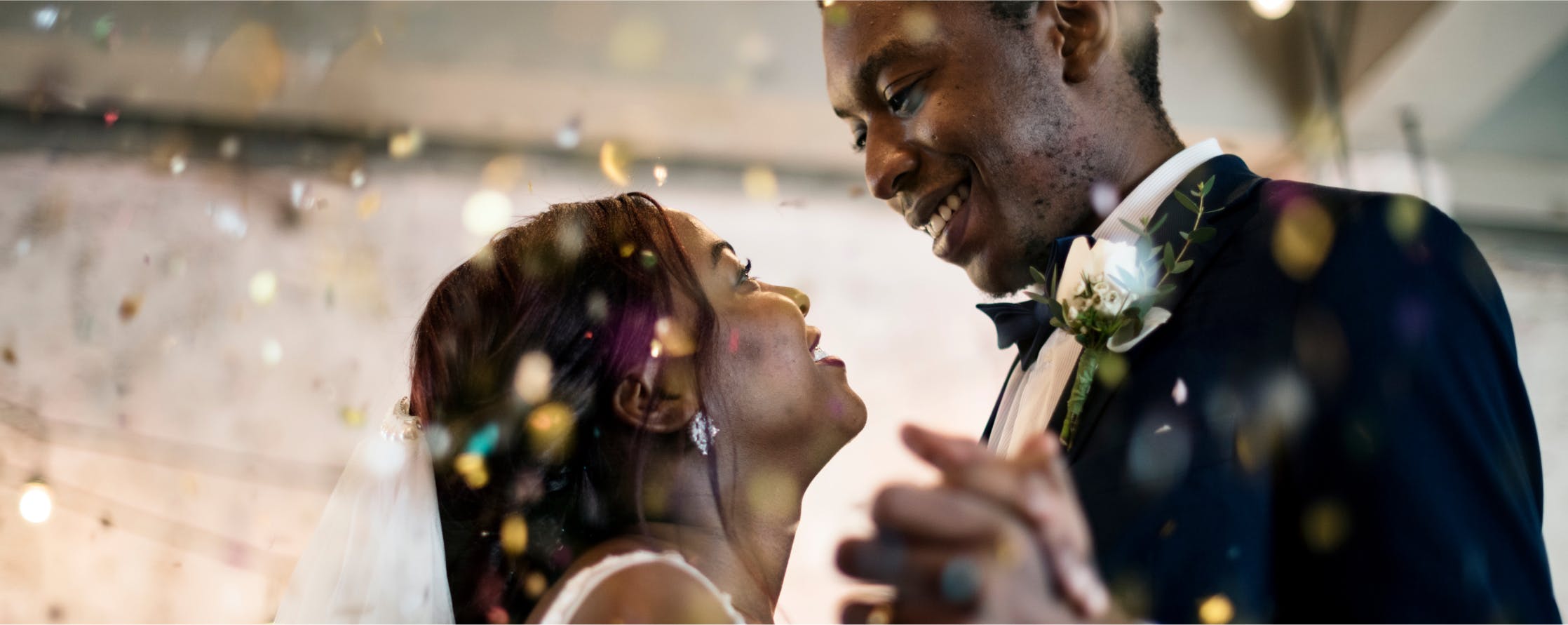 Young Bride Groom Having Beach Wedding