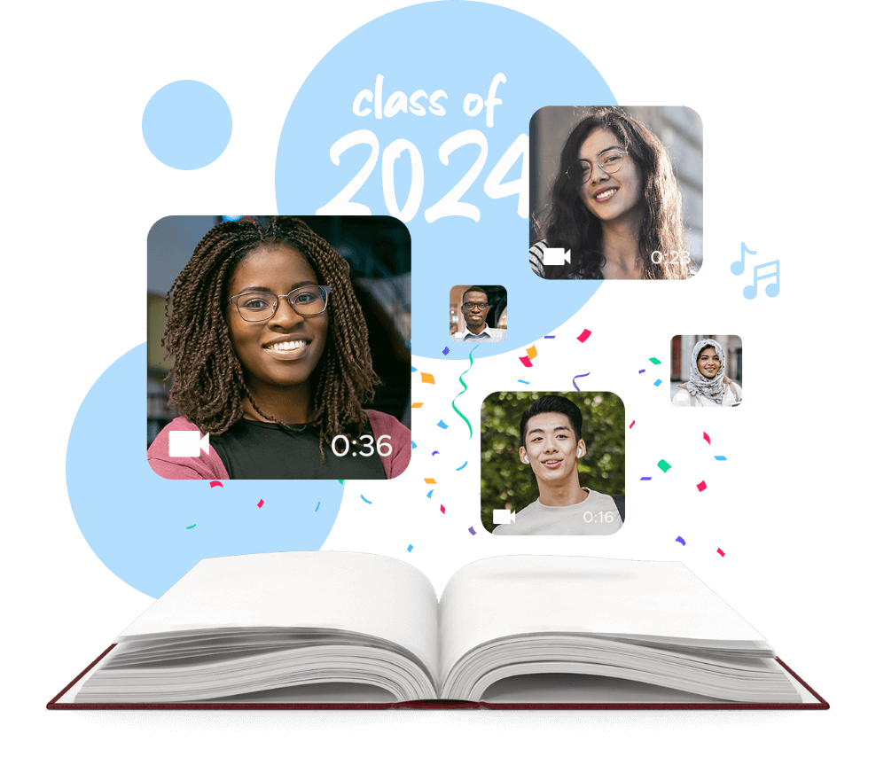 Create a virtual yearbook for students
